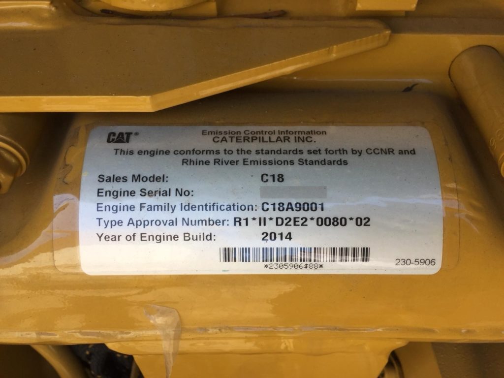 New Surplus Caterpillar C18 425KW  Generator Set Item-16295 6