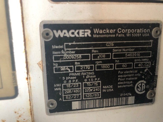 Good Used Isuzu 4LE1 18KW  Generator Set Item-16494 13