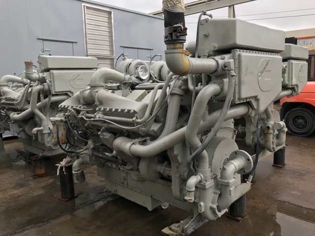 High Hour Cummins KTA38-M2 1350HP Diesel  Marine Engine Item-16533 0