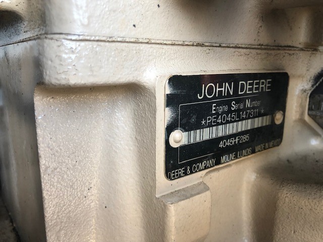 Good Used John Deere 4045HF285 68KW  Generator Set Item-16565 16