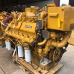 Good Used Caterpillar 3412C DITA 650HP Diesel  Marine Engine Item-16558 1