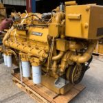 Good Used Caterpillar 3412C DITA 650HP Diesel  Marine Engine Item-16557 1