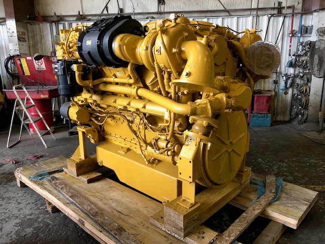 New Surplus Caterpillar C32 ACERT 1450HP Diesel  Marine Engine Item-16574 2