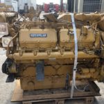 Good Used Caterpillar 3412C DITA 650HP Diesel  Marine Engine Item-16557 3