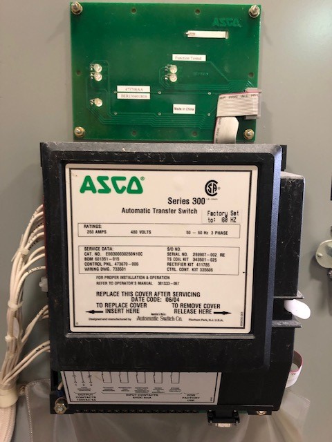Good Used ASCO Series 300 260 Amp  Transfer Switch Item-16592 6