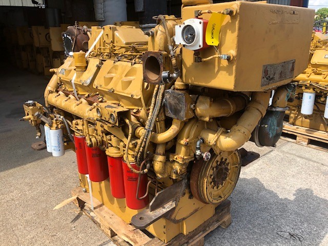 High Hour Runner Caterpillar 3412 DITA 624HP Diesel  Marine Engine Item-16560 6