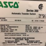 Good Used ASCO Series 300 260 Amp  Transfer Switch Item-16592 7
