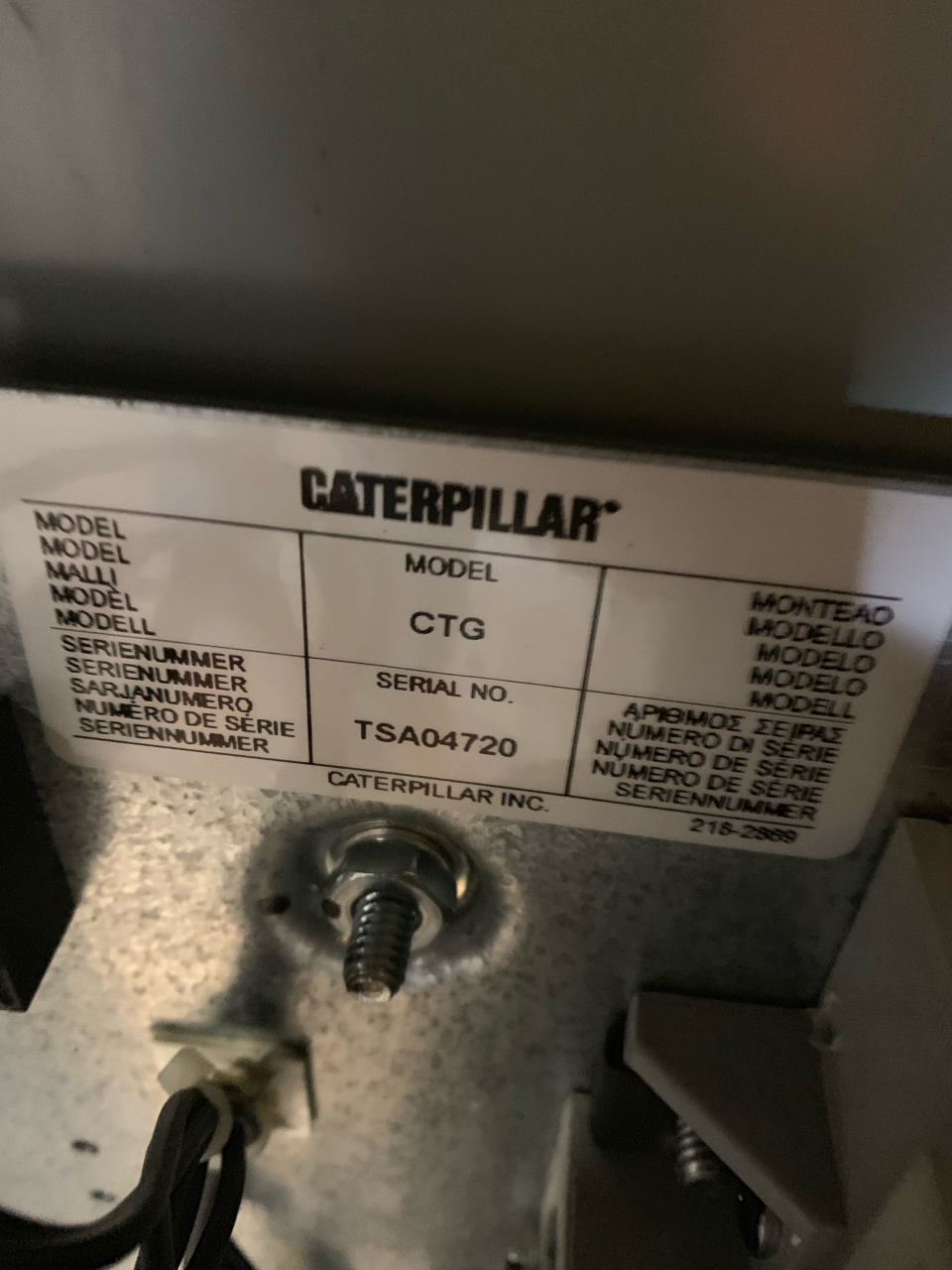 Low Hour Caterpillar CTG 225 Amp  Transfer Switch Item-16577 4
