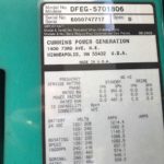 Low Hour Cummins QSX15-G9 350KW  Generator Set Item-16550 9