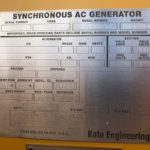 New Surplus Kato 1365KW  Generator End Item-16654 3