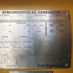 New Surplus Kato 1365KW  Generator End Item-16655 3