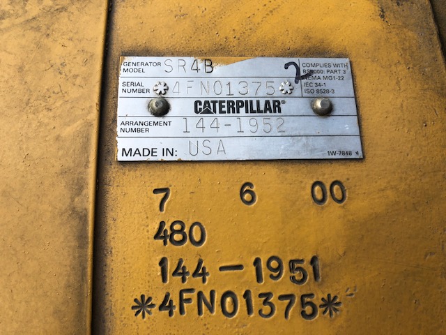 Low Hour Caterpillar 3512B 1500KW  Generator Set Item-16668 12