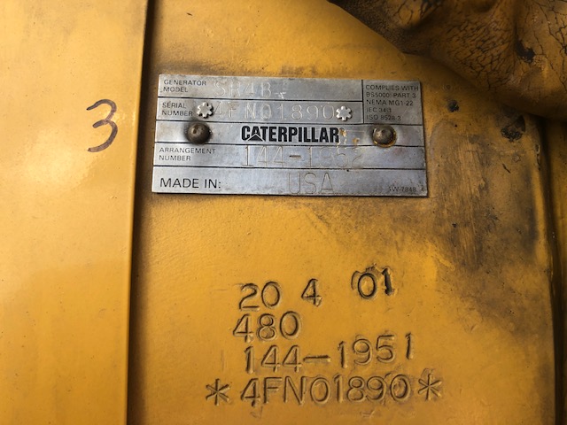 Low Hour Caterpillar 3512B 1500KW  Generator Set Item-16670 12