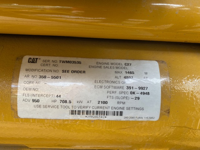 New Surplus Caterpillar C27 950HP  Power Unit Item-16731 6