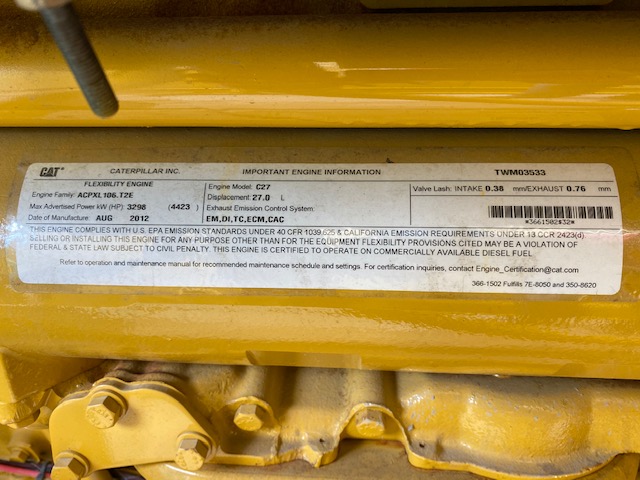 New Surplus Caterpillar C27 950HP  Power Unit Item-16730 8