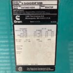 Low Hour Cummins KTTA50-G2 1500KW  Generator Set Item-16750 8
