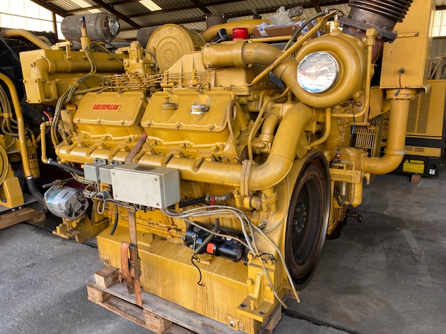 High Hour Runner Caterpillar 3412C DITA 671HP Diesel  Marine Engine Item-16800 1