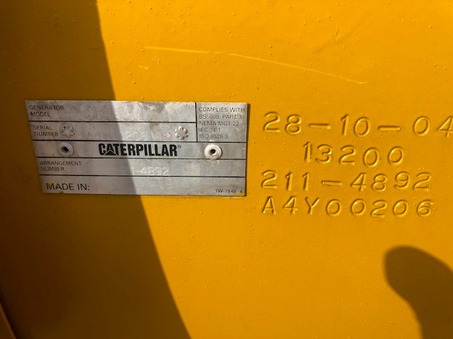 New Surplus Caterpillar 2000KW  Generator End Item-16827 5