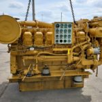High Hour Runner Caterpillar 3512 DITA 1360HP Diesel  Marine Engine Item-16862 3