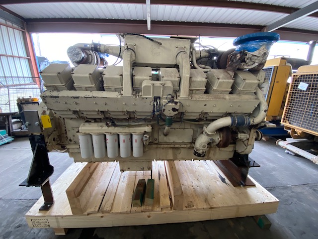 High Hour Runner Cummins KTA50-M 1000HP Diesel  Marine Engine Item-16864 3