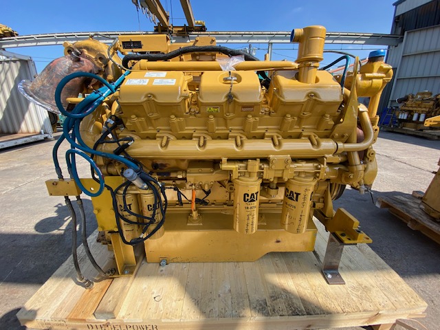 High Hour Runner Caterpillar 3412E DITA 720HP Diesel  Marine Engine Item-16878 5