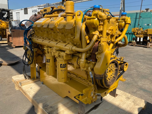 High Hour Runner Caterpillar 3412E DITA 720HP Diesel  Marine Engine Item-16878 1