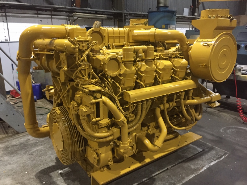 Rebuilt Caterpillar 3508B 855HP Diesel  Marine Engine Item-16938 8
