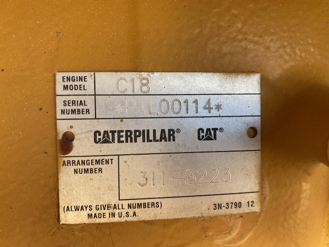 Low Hour Caterpillar C18 Acert 545KW  Generator Set Item-16950 9