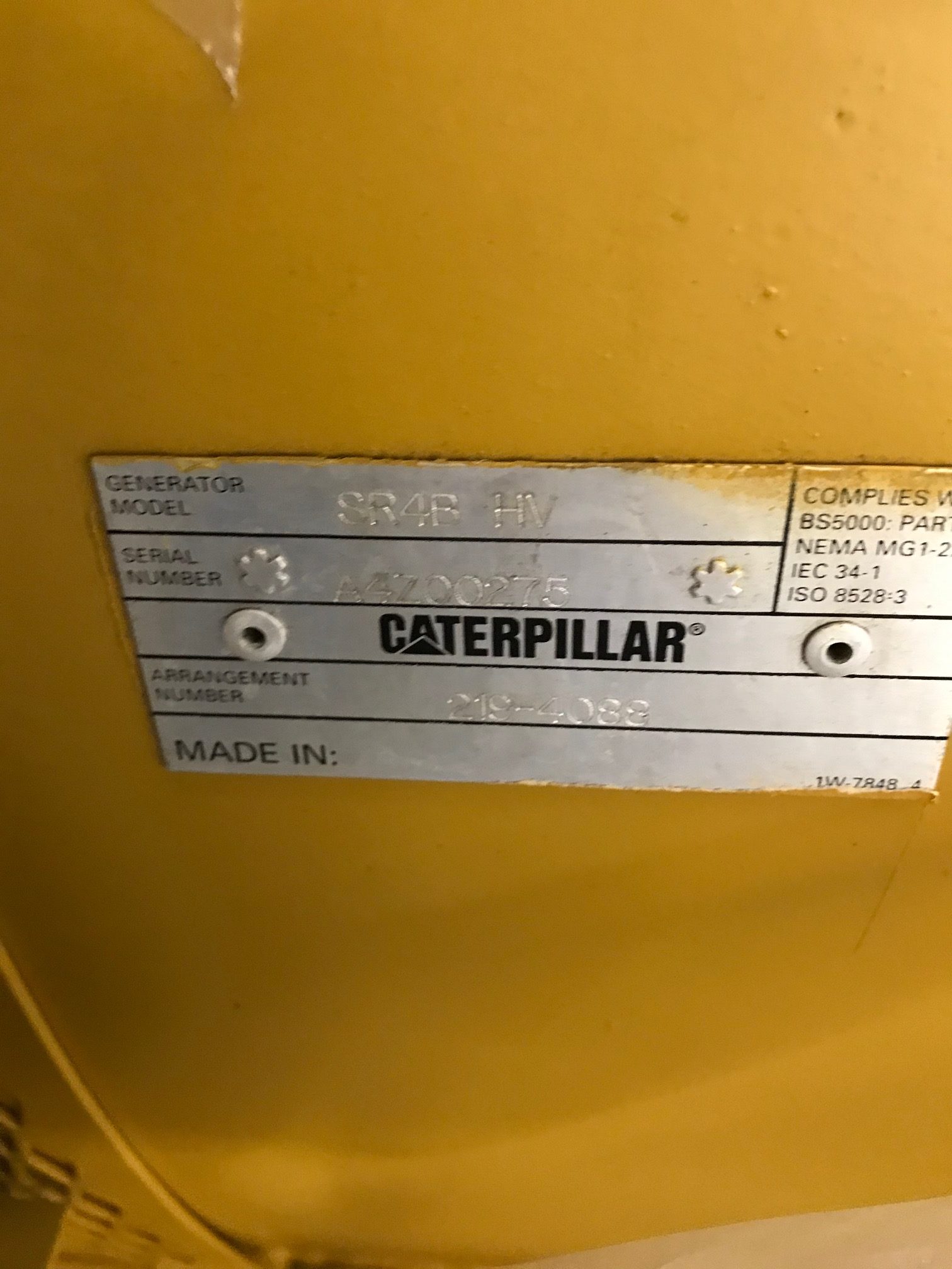 Rebuilt Caterpillar 2000KW  Generator End Item-17103 3