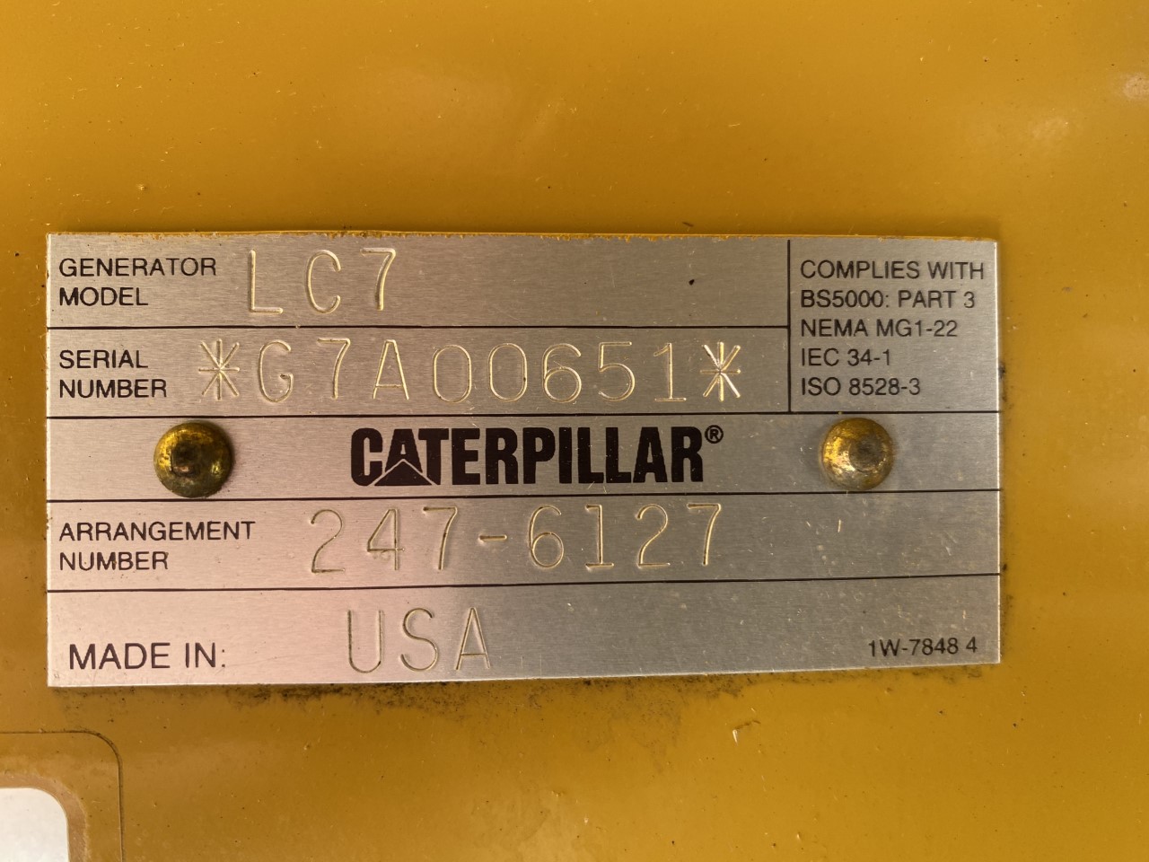 Low Hour Caterpillar C18 600KW  Generator Set Item-17049 14