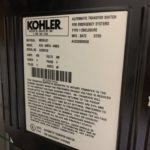 Low Hour Kohler KSS-DMTA-0400S 400 Amp  Transfer Switch Item-17227 1
