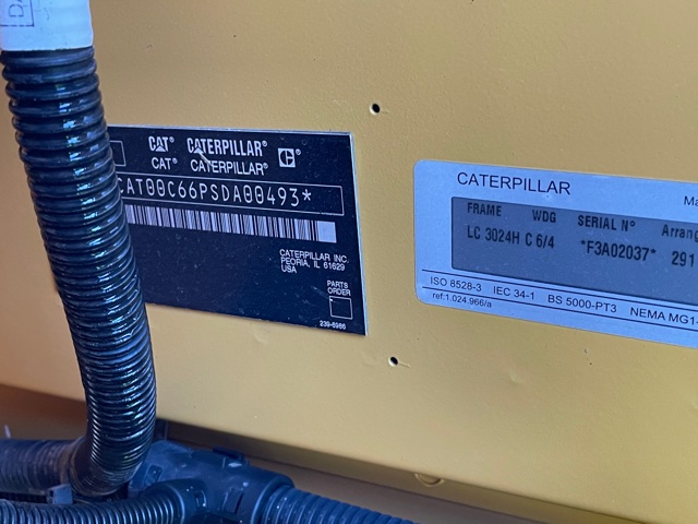 Low Hour Caterpillar C6.6 125KW  Generator Set Item-17173 11