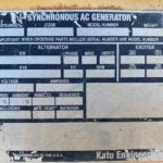Rebuilt Kato 1225KW  Generator End Item-17313 13