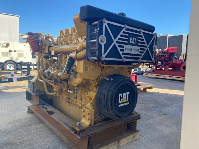 Good Used Caterpillar C18 600HP Diesel  Marine Engine Item-17293 2
