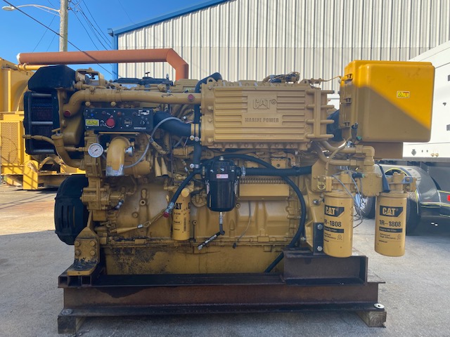 Good Used Caterpillar C18 600HP Diesel  Marine Engine Item-17293 0