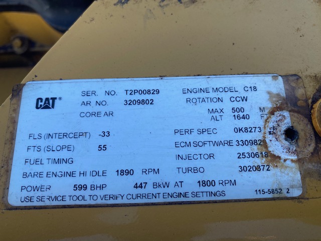 Good Used Caterpillar C18 600HP Diesel  Marine Engine Item-17293 6