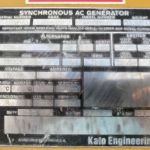 New Surplus Kato 1050KW  Generator End Item-17319 8