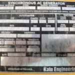 New Surplus Kato 1050KW  Generator End Item-17320 8