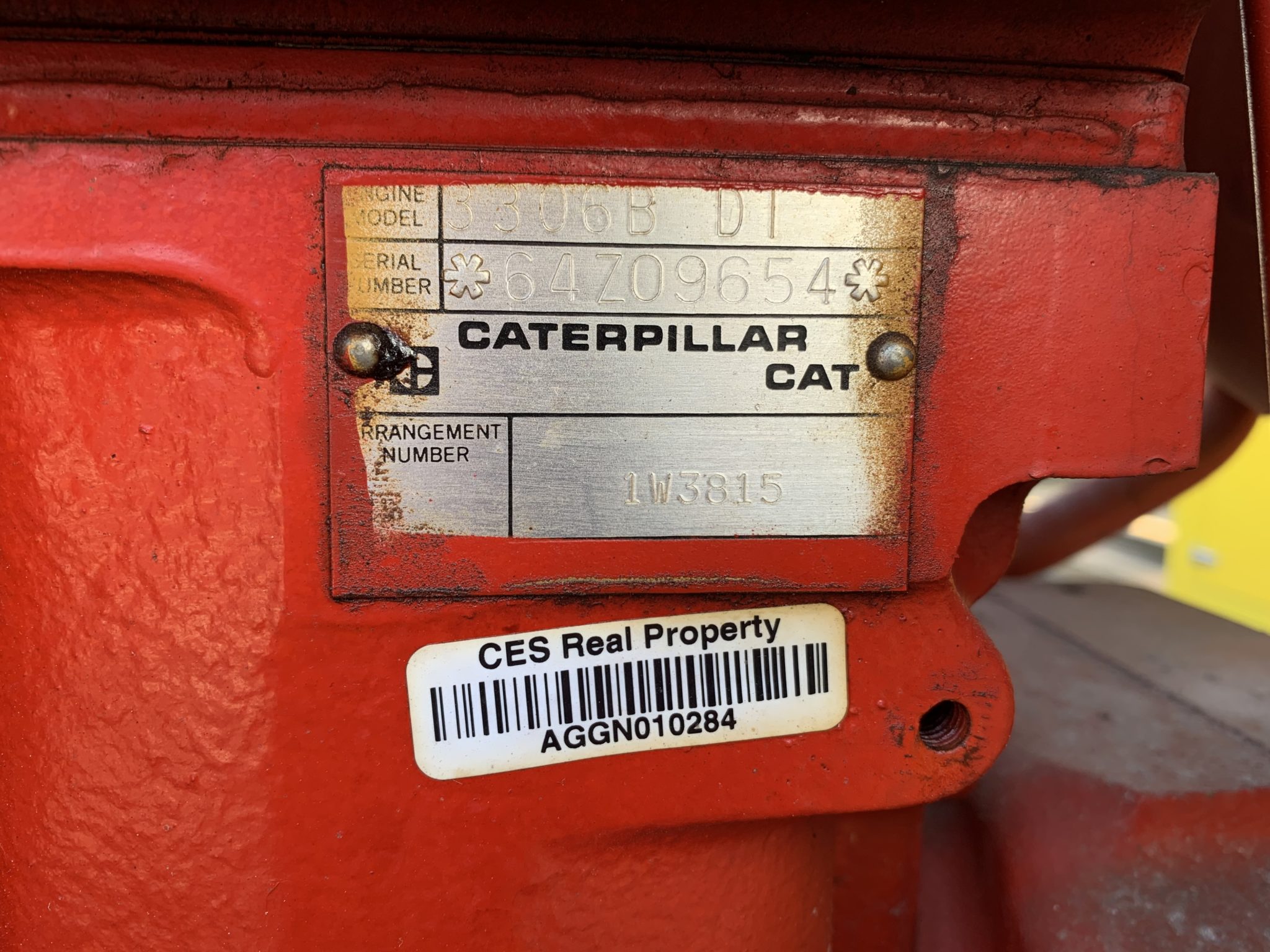 Good Used Caterpillar 3306B DI 231HP Diesel  Engine Item-17308 1