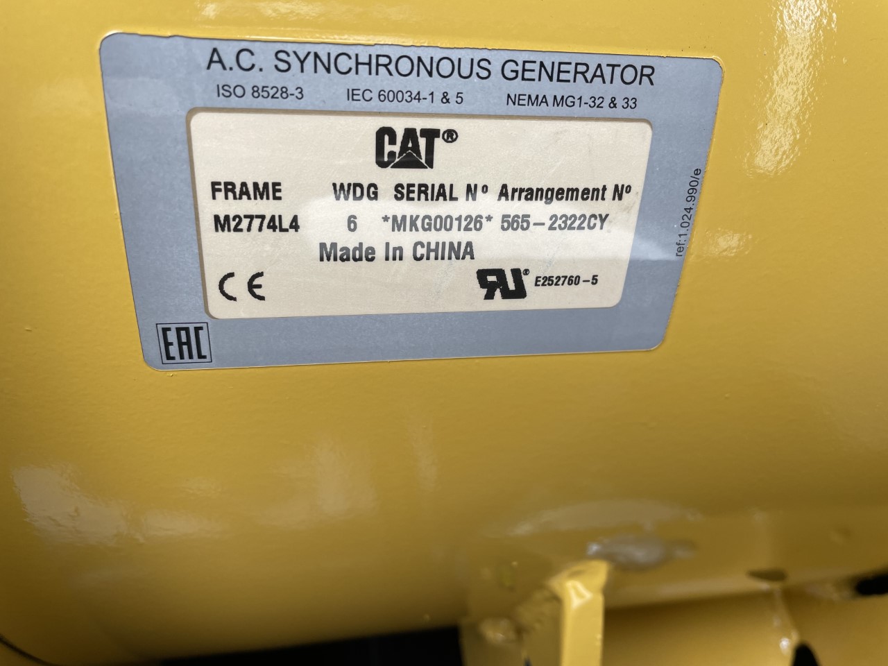 New Caterpillar C9 300KW  Generator Set Item-17236 9