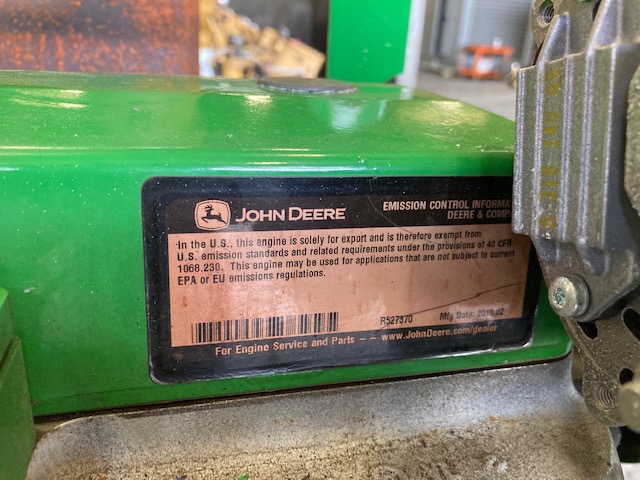 Low Hour John Deere 6068DF150 125HP Diesel  Engine Item-17446 4