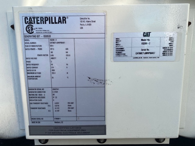 Good Used Caterpillar C7.1 200KW  Generator Set Item-17364 11