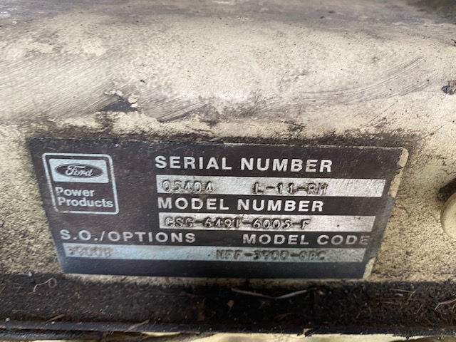Good Used Ford L-11-RH 40KW  Generator Set Item-17460 2