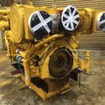 High Hour Caterpillar 3508B 1000HP Diesel  Marine Engine Item-17472 2