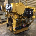 High Hour Caterpillar 3508B 1000HP Diesel  Marine Engine Item-17472 1