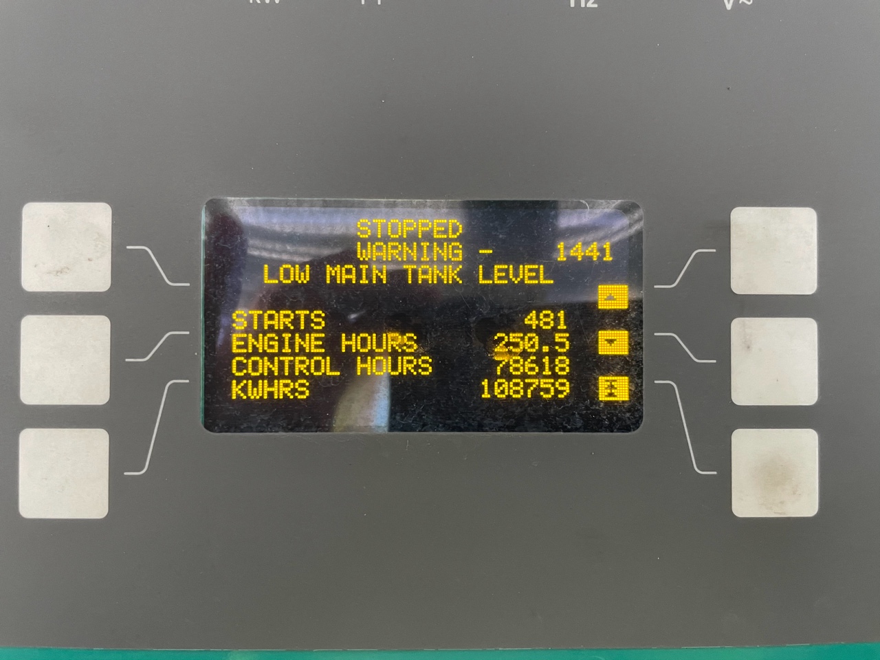 Low Hour Cummins QSK50-G4 NR2 1500KW  Generator Set Item-17543 15