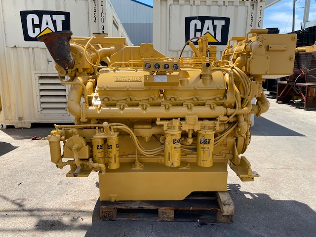 Good Used Caterpillar 3412 DITA 624HP Diesel  Marine Engine Item-17503 0