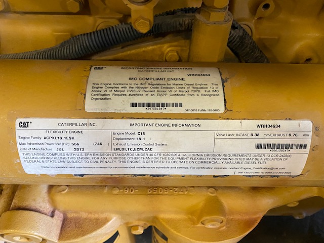 Good Used Caterpillar C18 630HP  Power Unit Item-17693 8