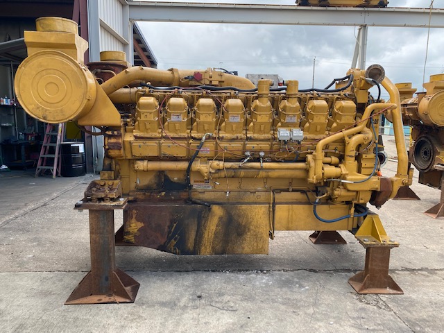 Good Used Caterpillar 3516 DITA 2200HP Diesel  Marine Engine Item-17698 4