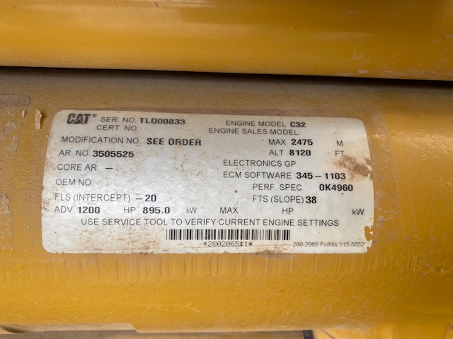 Good Used Caterpillar C32 1200HP  Power Unit Item-17704 7